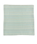 18" x 18" Khadi Stripe Blue/ Green Decorative Pillow Cover