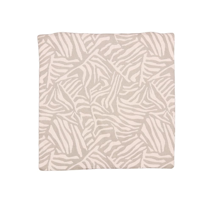 18" x 18" Zebra Grey Decorative Pillow Cover image 1 of 2