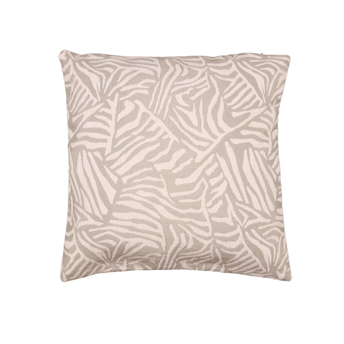 18" x 18" Zebra Grey Decorative Pillow Cover image 2 of 2