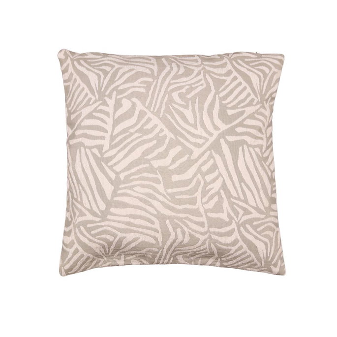 18" x 18" Zebra Grey Decorative Pillow Cover image 2 of 2