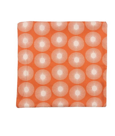 18 inch x 18 inch Evelia Sunburst Amber Decorative Pillow Cover