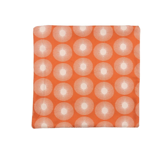 18" x 18" Evelia Sunburst Amber Decorative Pillow Cover image 1 of 2