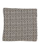 18" x 18" Greek Keys Athena Black/White Decorative Pillow Cover