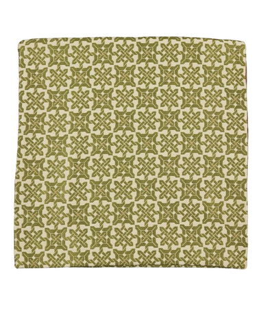 18 inch x 18 inch Holland Trellis Green Decorative Pillow Cover