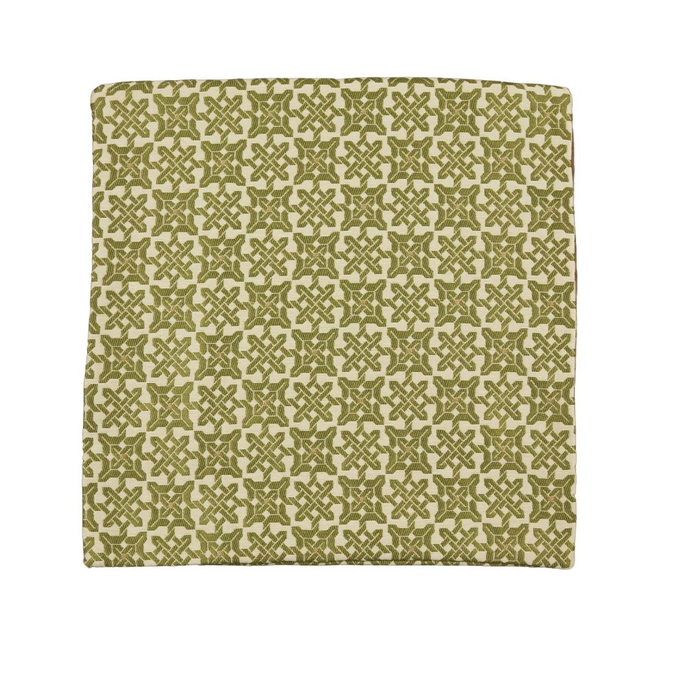 18" x 18" Holland Trellis Green Decorative Pillow Cover image 1 of 2