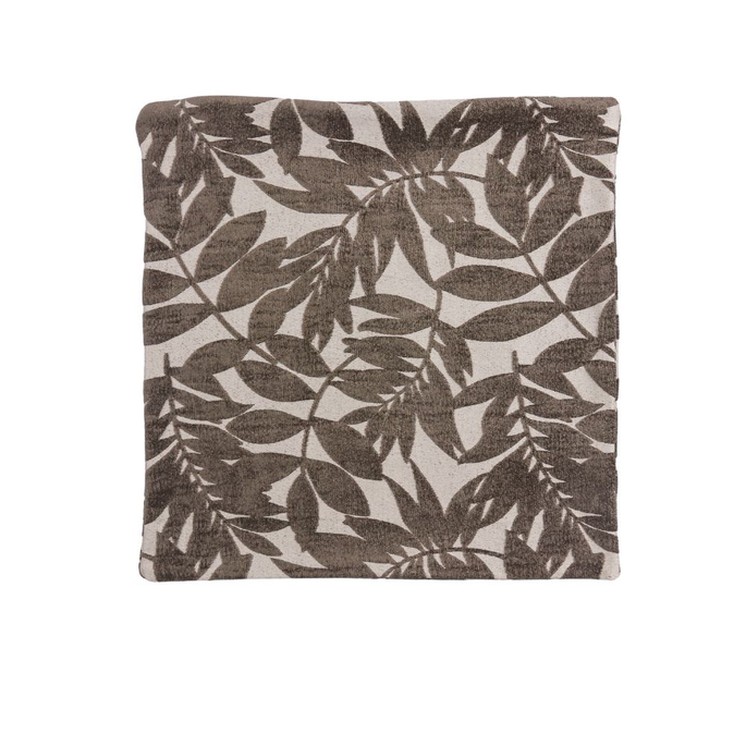 18" x 18" Deer Trail Chenille Grey Decorative Pillow Cover image 1 of 2
