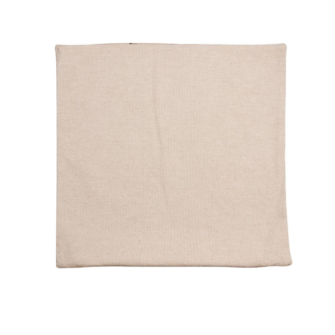 18" x 18" Crown Manuscript Linen Decorative Pillow Cover image 2 of 3