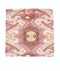 18" X 18" Enlightened Mulberry/Beige Decorative Pillow Cover