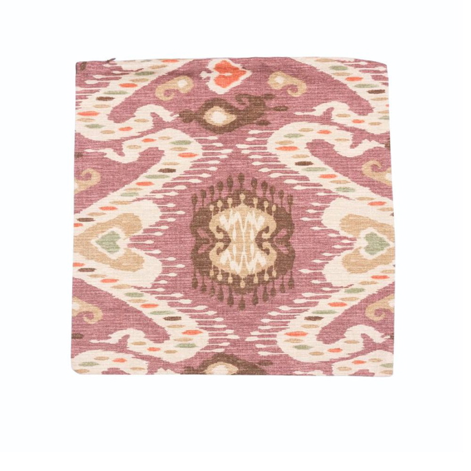 18" X 18" Enlightened Mulberry/Beige Decorative Pillow Cover image 1 of 2