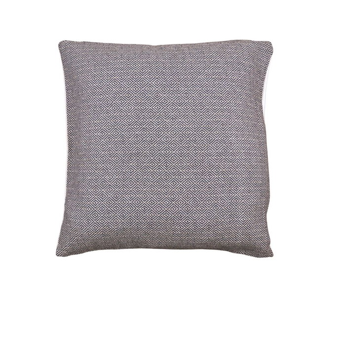 19" x 19" Zarin Diamond Blue Decorative Pillow Cover image 3 of 3