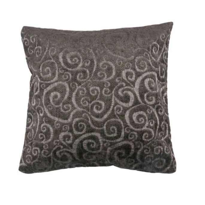 18" x 18" Enchanted Scrolls Ash Decorative Pillow Cover image 2 of 2