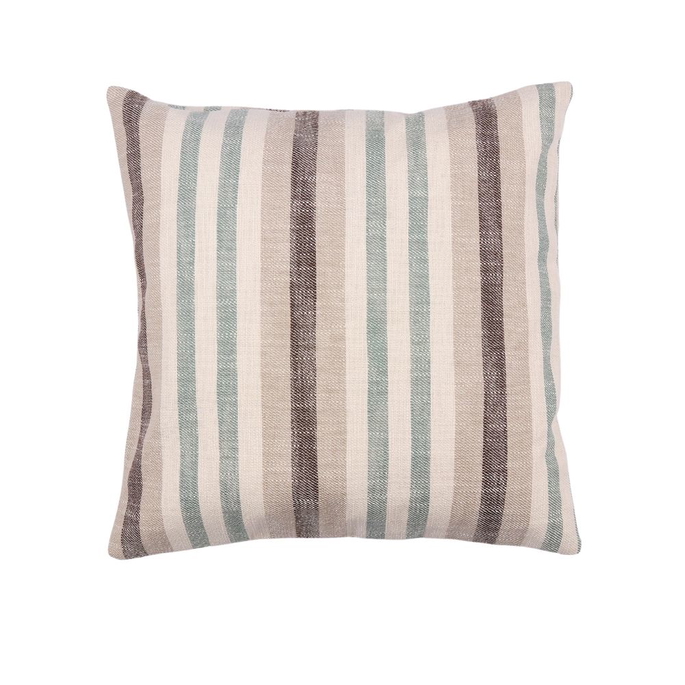 18" x 18" Hampton Stripe Spa Decorative Pillow Cover image 2 of 2