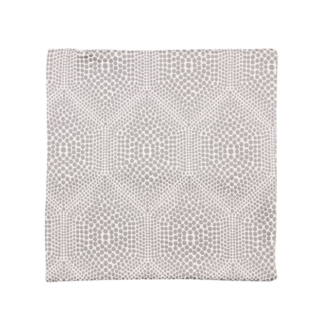 18" x 18" Lincoln Dots Grey/White Decorative Pillow Cover image 1 of 2