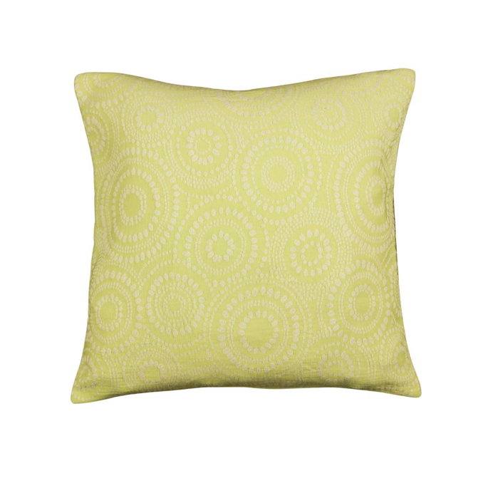 19" x 19" Saraland Lime Decorative Pillow Cover image 2 of 2
