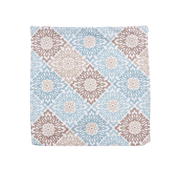 18" x 18" Waverly Sweet Things Spa Teal/Taupe Decorative Pillow Cover