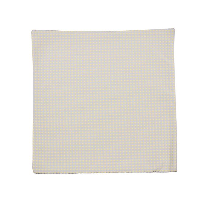 18" x 18" Dotty Grey/Yellow Decorative Pillow Cover image 1 of 2