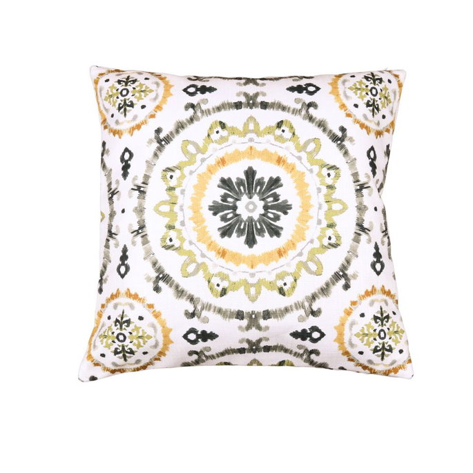18" x 18" Wilmington Chartreuse Decorative Pillow Cover image 2 of 2