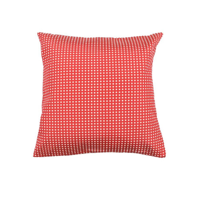 18" x 18" Dotty Red/White Decorative Pillow Cover image 2 of 2