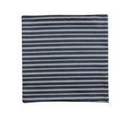 18" x 18" Dalia Stripe Blue/White Decorative Pillow Cover