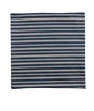 18" x 18" Dalia Stripe Blue/White Decorative Pillow Cover