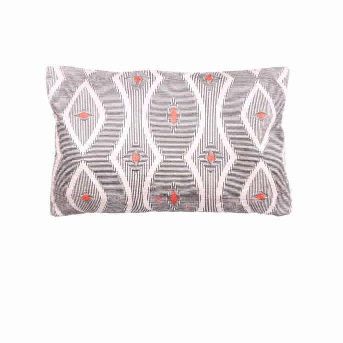 12" x 21" Desmond Red Diamond Decorative Pillow Cover image 2 of 2