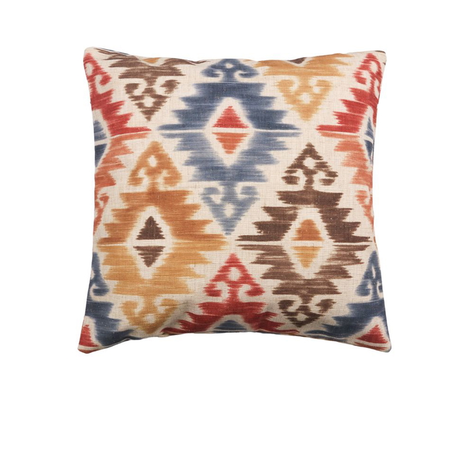 18" x 18" Sheffield Ikat Java Decorative Pillow Cover image 2 of 2
