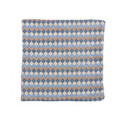 18" x 18" Bella Trellis Blue/Tan Decorative Pillow Cover