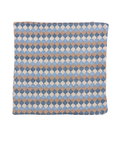 18" x 18" Bella Trellis Blue/Tan Decorative Pillow Cover