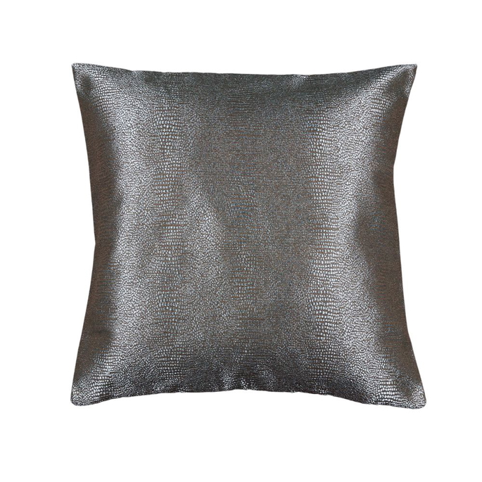 18" x 18" Roswell Blue/Brown Decorative Pillow Cover image 3 of 3