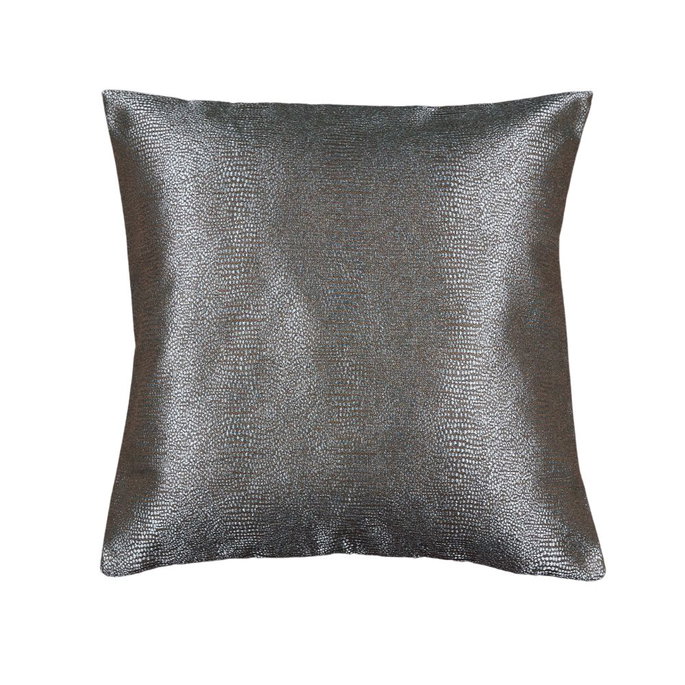 18" x 18" Roswell Blue/Brown Decorative Pillow Cover image 3 of 3