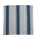 18" x 18" Montage Stripe Blue Decorative Pillow Cover