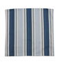 18" x 18" Montage Stripe Blue Decorative Pillow Cover