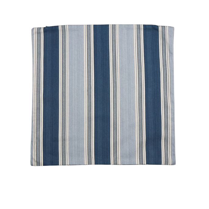 18" x 18" Montage Stripe Blue Decorative Pillow Cover image 1 of 2