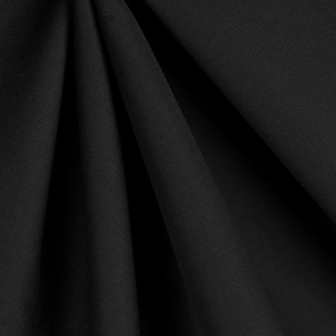 5 Oz Black Poly Cotton Poplin Fabric image 2 of 2