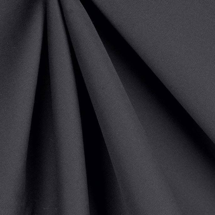 5 Oz Charcoal Gray Poly Cotton Poplin Fabric image 2 of 2