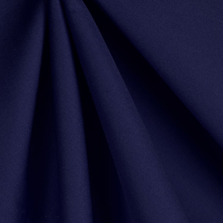 5 Oz Navy Blue Poly Cotton Poplin Fabric