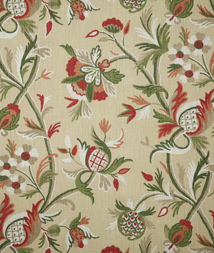Pindler & Pindler Hurston Red Fabric