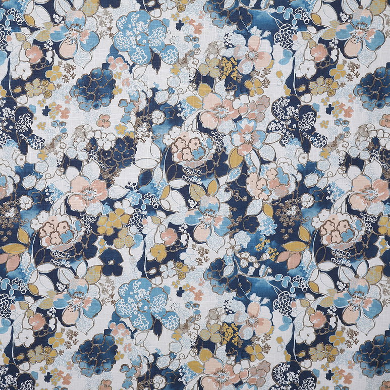 Pindler &amp; Pindler Priscilla Midnight Fabric