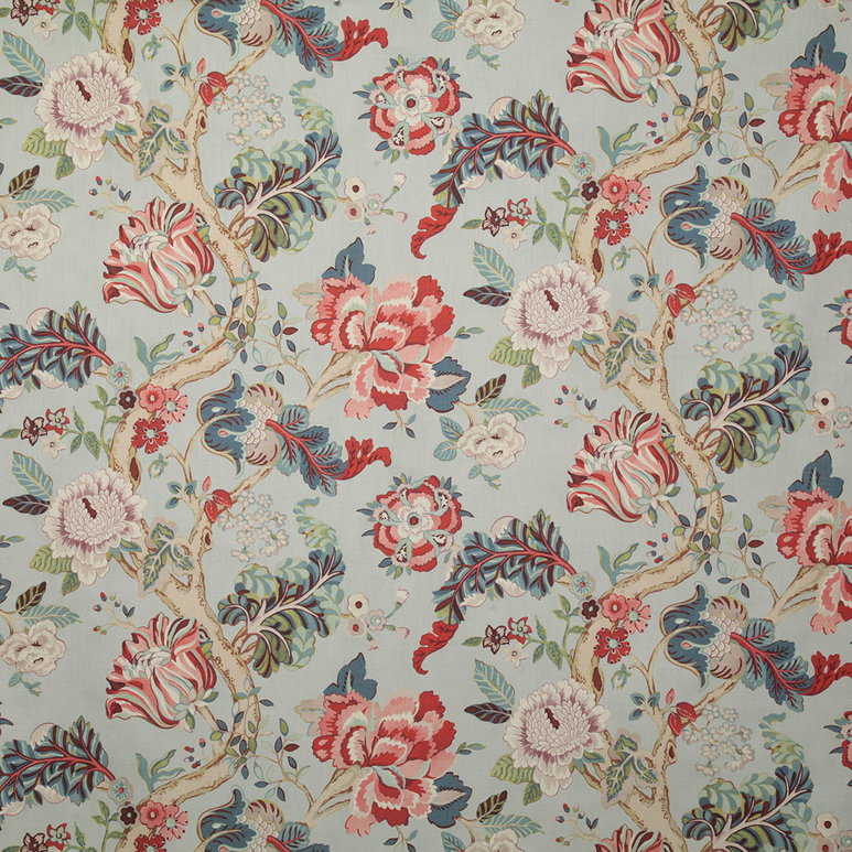 Pindler &amp; Pindler Basille Cerulean Fabric