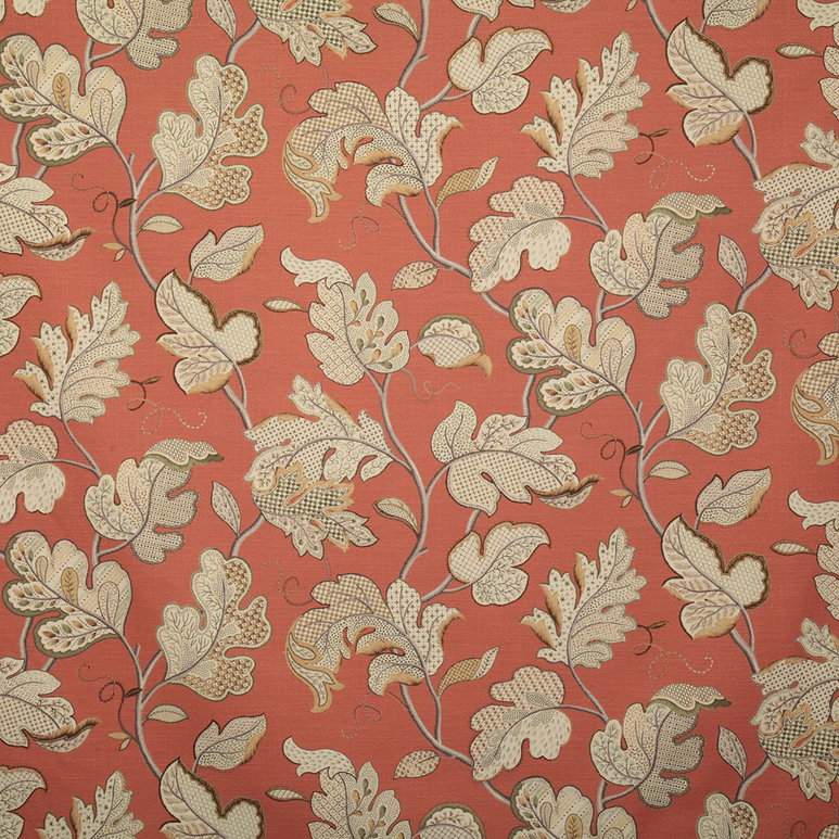 Pindler &amp; Pindler Abbeville Terracotta Fabric