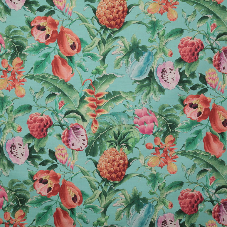 Pindler &amp; Pindler Islander Aqua Fabric