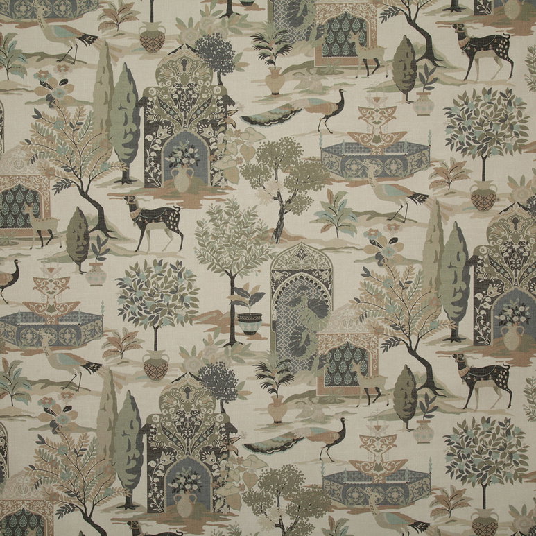 Pindler &amp; Pindler Piazza Celadon Fabric