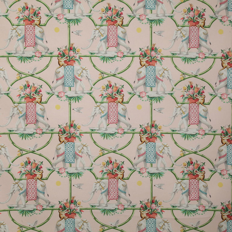 Pindler &amp; Pindler Elephant Parade Petal Fabric