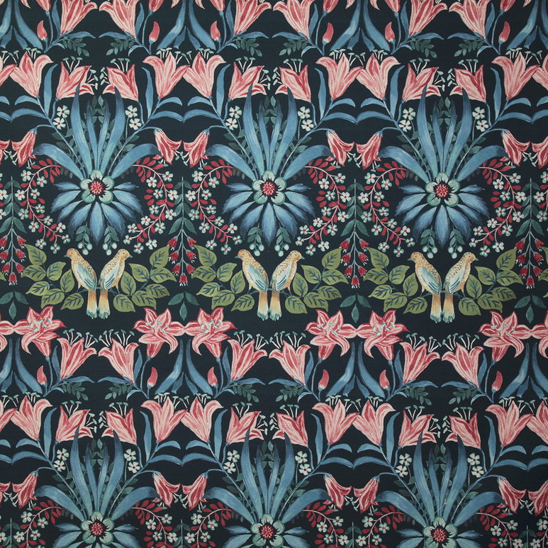 Pindler &amp; Pindler Canterbury Navy Fabric