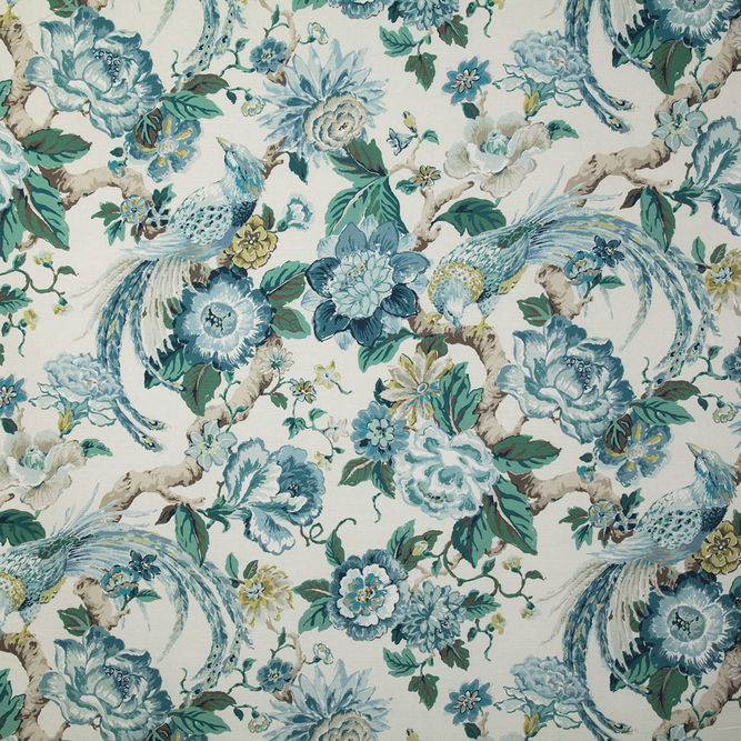 Pindler &amp; Pindler Glenholme Peacock Fabric