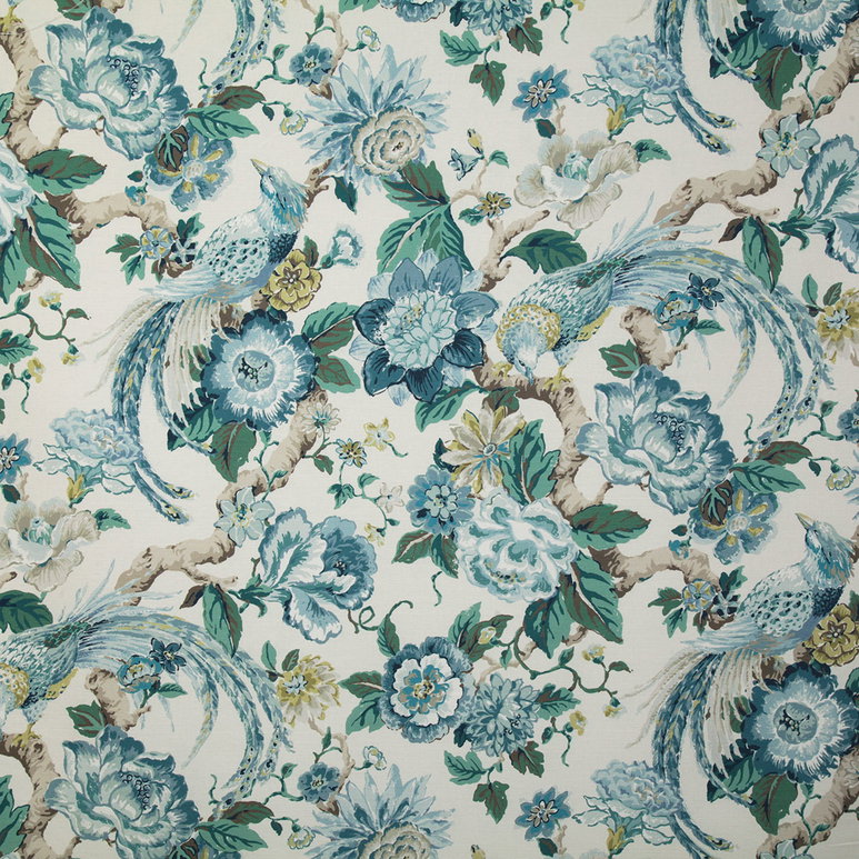 Pindler &amp; Pindler Glenholme Peacock Fabric