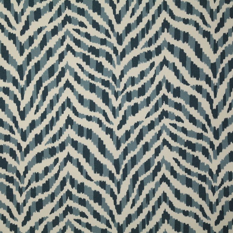 Pindler &amp; Pindler Zebra Indigo Fabric
