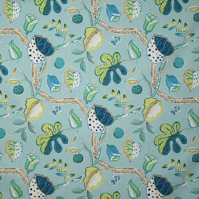Pindler &amp; Pindler Ellisville Aqua Fabric
