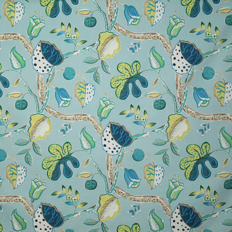 Pindler &amp; Pindler Ellisville Aqua Fabric