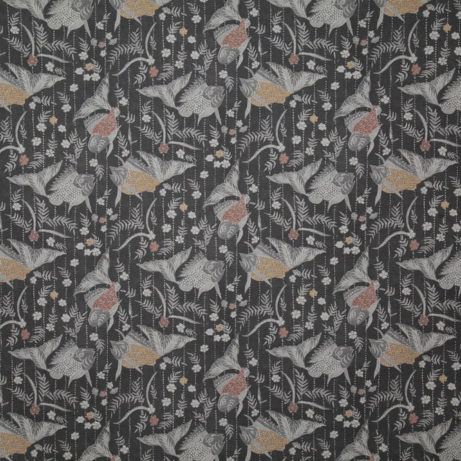 Pindler &amp; Pindler Cho Charcoal Fabric